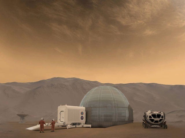 nasa unveils new concept for living on mars photo nasa nasa unveils new concept for living on mars photo nasa