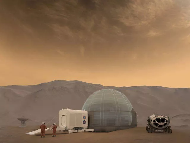 nasa unveils new concept for living on mars photo nasa nasa unveils new concept for living on mars photo nasa