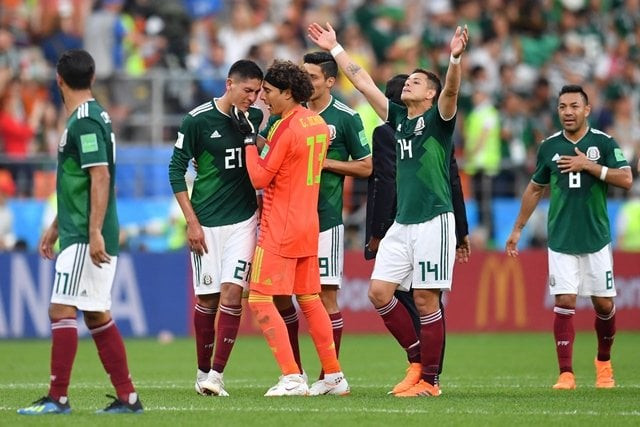 mexico 039 s forward javier hernandez reacts after the russia 2018 world cup group f football match between mexico and sweden photo afp mexico 039 s forward javier hernandez reacts after the russia 2018 world cup group f football match between mexico and sweden photo afp