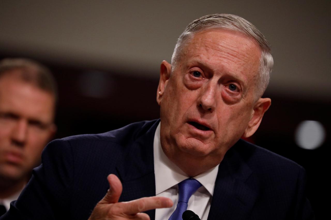 us secretary of defense james mattis photo reuters