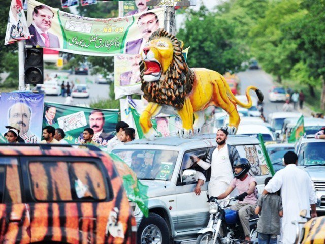 representational image of a pml n rally in punjab photo afp