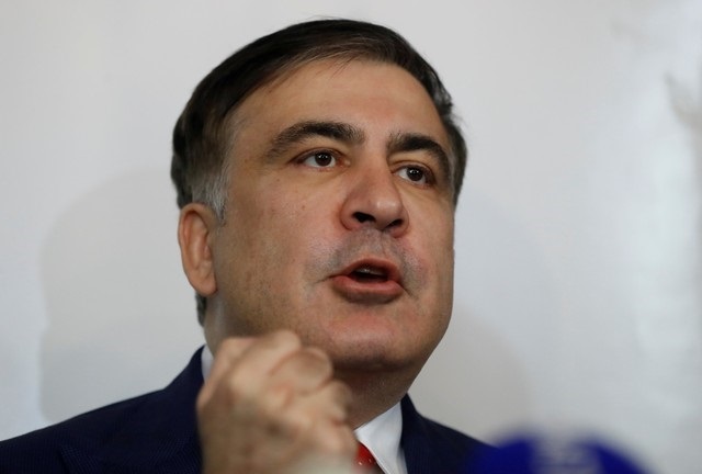 former georgian president sentenced in absentia for abuse of power