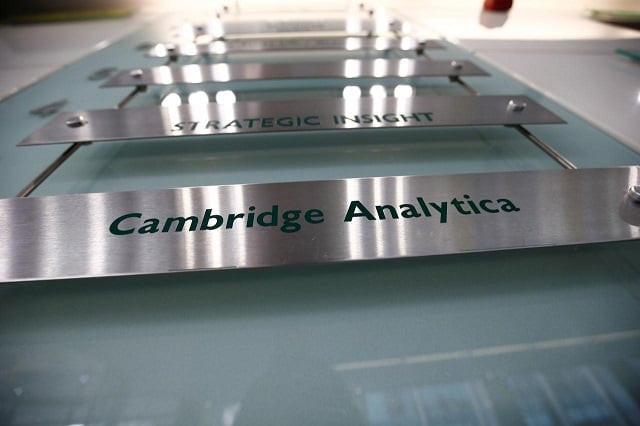 file photo the nameplate of political consultancy cambridge analytica is seen in central london photo reuters file photo the nameplate of political consultancy cambridge analytica is seen in central london photo reuters