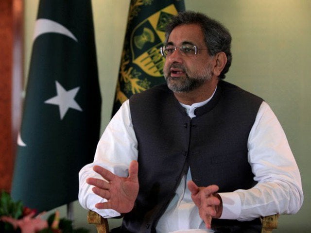 prime minister shahid khaqan abbasi photo file