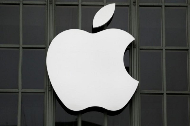 file photo the apple inc logo is shown outside the company 039 s worldwide developers conference in san francisco california us photo reuters