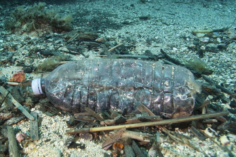 plastic waste on an ocean bed photo afp