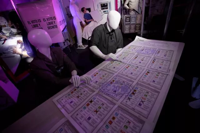 mannequins are seen in an exhibition inside national electoral institute ine headquarters ahead of the upcoming july 1 presidential election photo reuters mannequins are seen in an exhibition inside national electoral institute ine headquarters ahead of the upcoming july 1 presidential election photo reuters