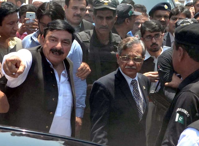 sheikh rasheed suggested the hospital should be named after cjp photo inp