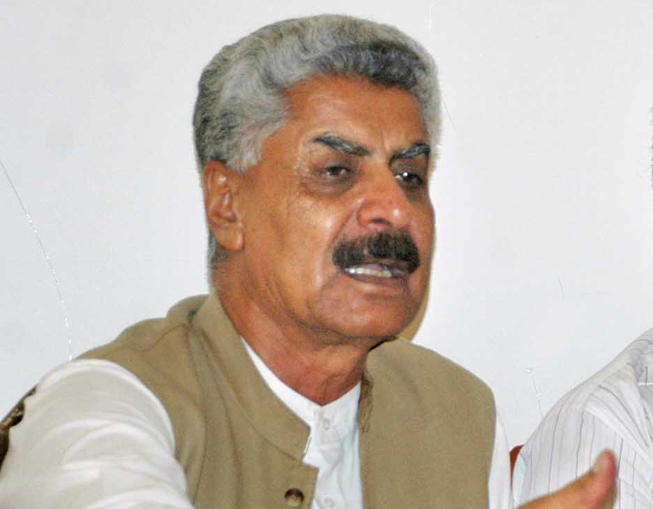 former safron minister and pml n balochistan president abdul qadir baloch photo express