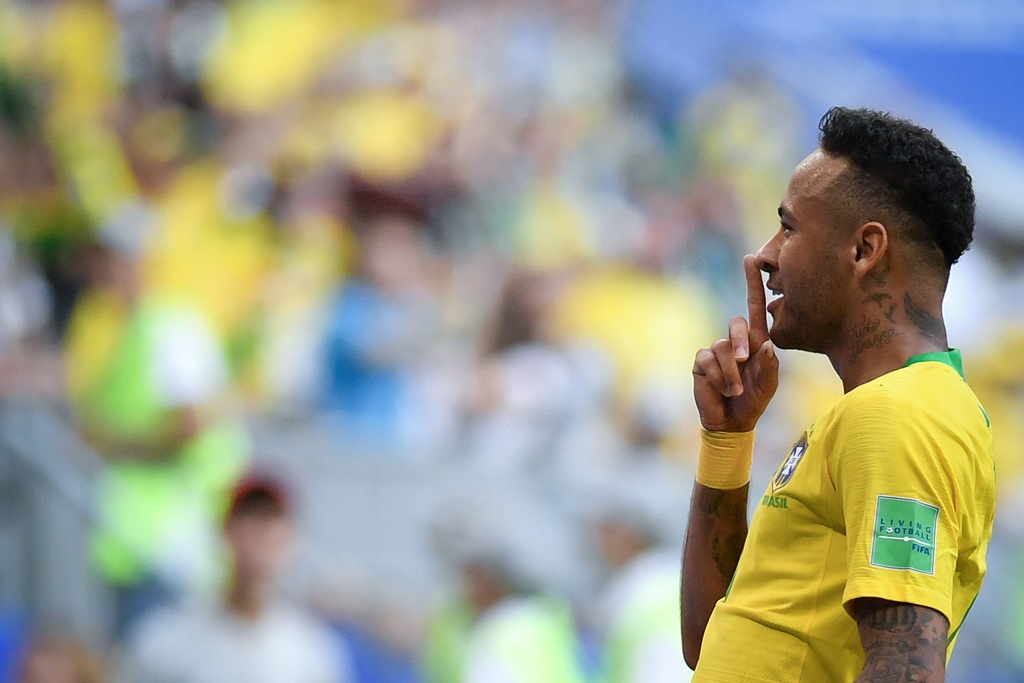 victory means everything neymar 039 s sparkling performance was tarnished by yet another example of his tendency to overreact to seemingly innocuous challenges photo afp