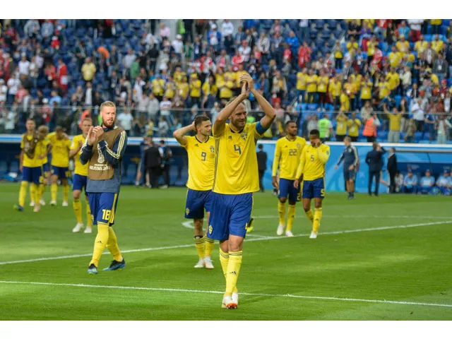 sweden 039 s defender andreas granqvist c gestures after the team won the russia 2018 world cup round of 16 football match between sweden and switzerland at the saint petersburg stadium in saint petersburg on july 3 2018 photo afp sweden 039 s defender andreas granqvist c gestures after the team won the russia 2018 world cup round of 16 football match between sweden and switzerland at the saint petersburg stadium in saint petersburg on july 3 2018 photo afp