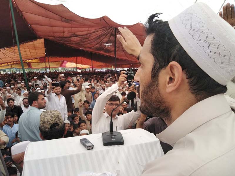 an election campaign being held in safi k p where after a decade of militancy peace and democracy has been restored photo express