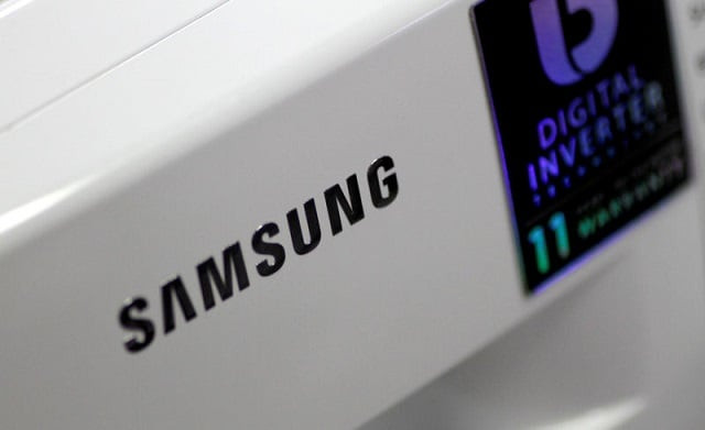 a close up view of a samsung washing machine is seen in a store in singapore january 26 2018 photo reuters a close up view of a samsung washing machine is seen in a store in singapore january 26 2018 photo reuters