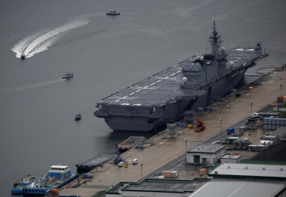 japanese helicopter carrier to tour south china sea indian ocean for two months