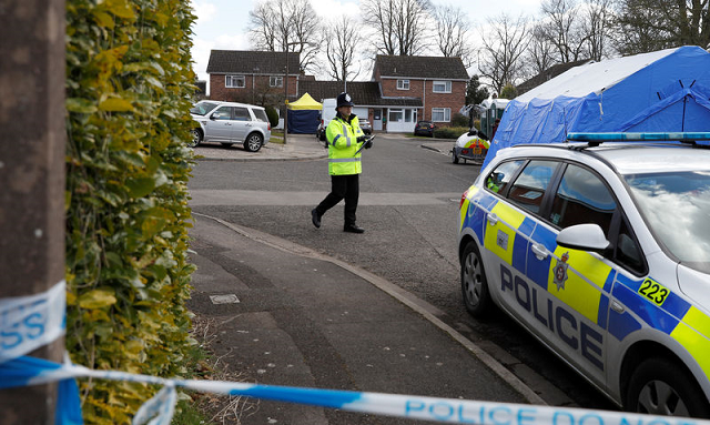 unknown substance hospitalises two in salisbury uk photo reuters