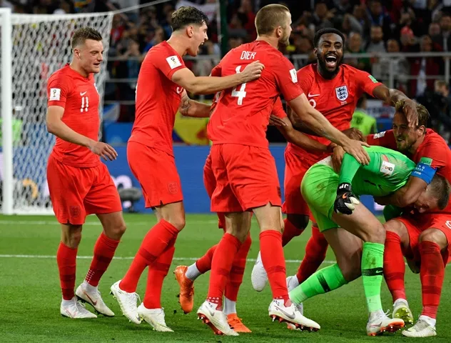 england claimed their first ever penalty shootout win when they defeated colombia 4 3 on penalties after a 1 1 draw photo afp england claimed their first ever penalty shootout win when they defeated colombia 4 3 on penalties after a 1 1 draw photo afp