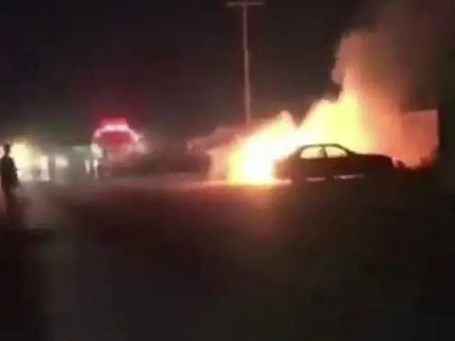 picture of saudi woman 039 s car which was earlier set alight screen grab picture of saudi woman 039 s car which was earlier set alight screen grab