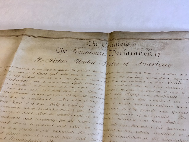 rare us independence declaration found in uk archive