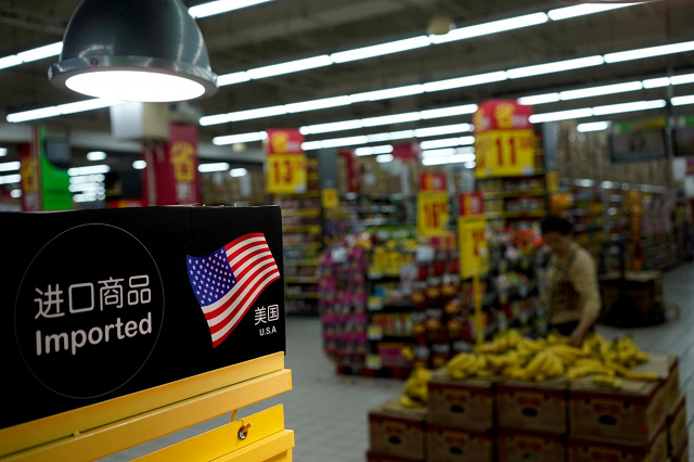 imports from the u s are seen at a supermarket in shanghai china photo reuters imports from the u s are seen at a supermarket in shanghai china photo reuters