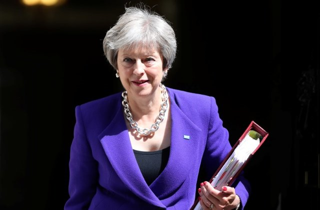 britain 039 s prime minister theresa may leaves 10 downing street in london britain photo reuters