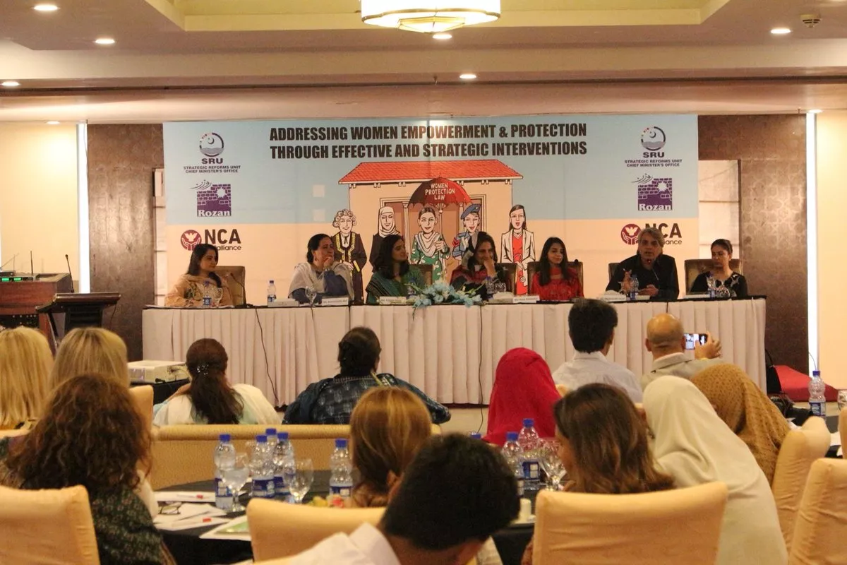 a seminar titled addressing women empowerment and protection through effective and strategic interventions recently in islamabad photo courtesy twitter rozanoffice a seminar titled addressing women empowerment and protection through effective and strategic interventions recently in islamabad photo courtesy twitter rozanoffice