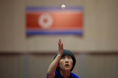 north korean table tennis team heads south north korean table tennis team heads south