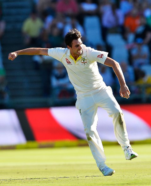 pat cummins celebrates after picking up a wicket photo afp