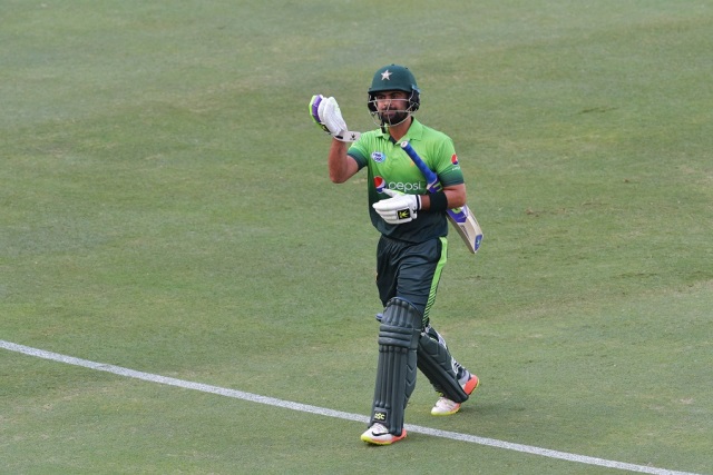 ahmed shehzad reacts after being dismissed during a match photo afp