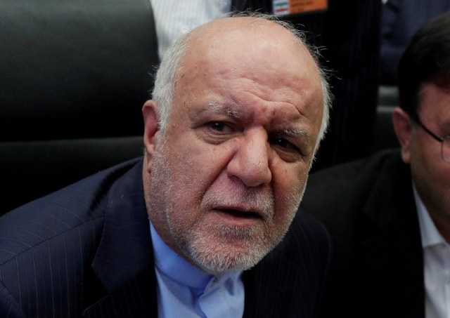 iran 039 s oil minister bijan zanganeh talks to journalists at the beginning of an opec meeting in vienna austria june 22 2018 photo reuters