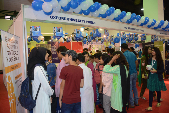 hundreds of youth both male and female thronged the stalls set up by public and private institutions from across the country photo mohammad azeem