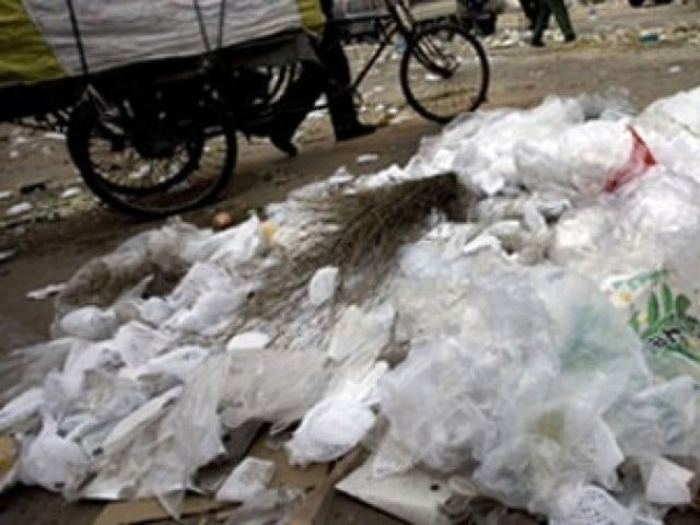due to the usage of plastic shoppers and plastics commodities various kinds of diseases including cancer and tb are spreading in our society says health minister photo afp due to the usage of plastic shoppers and plastics commodities various kinds of diseases including cancer and tb are spreading in our society says health minister photo afp