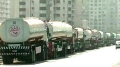 police stop leaking oil tanker police stop leaking oil tanker