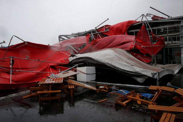 its impact was expected to be the strongest from late tuesday to early wednesday with downpours up to 500 millimetres forecast in some areas the bureau added photo reuters its impact was expected to be the strongest from late tuesday to early wednesday with downpours up to 500 millimetres forecast in some areas the bureau added photo reuters