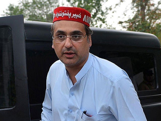 haroon bilour was approaching the rally organised in connection with his election campaign on circular road when the explosion took place photo express