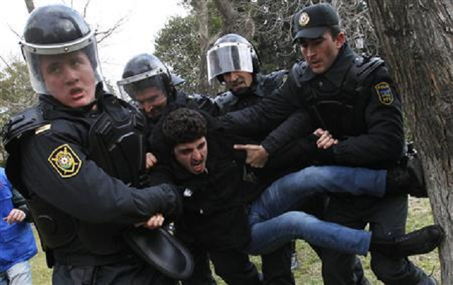 two policemen dead in militant clashes azerbaijan photo reuters