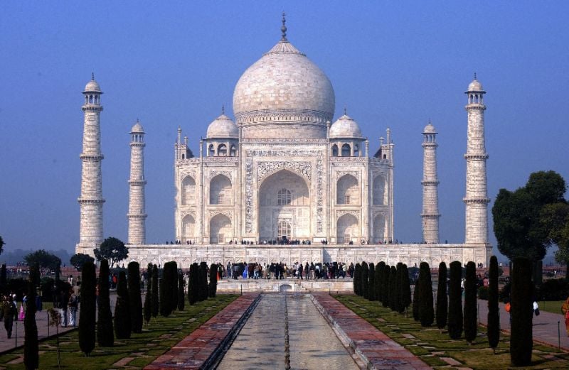 the taj mahal agra india photo afp