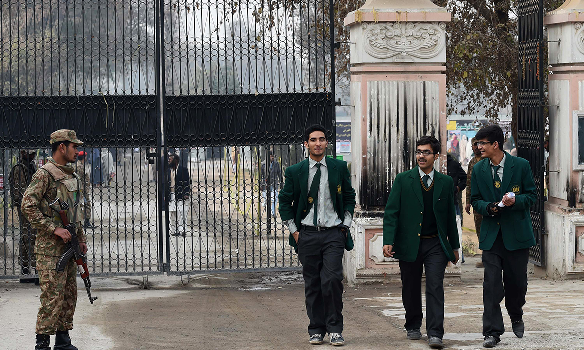 statistics belie tall claims of pti lawmakers about peshawar schools photo afp