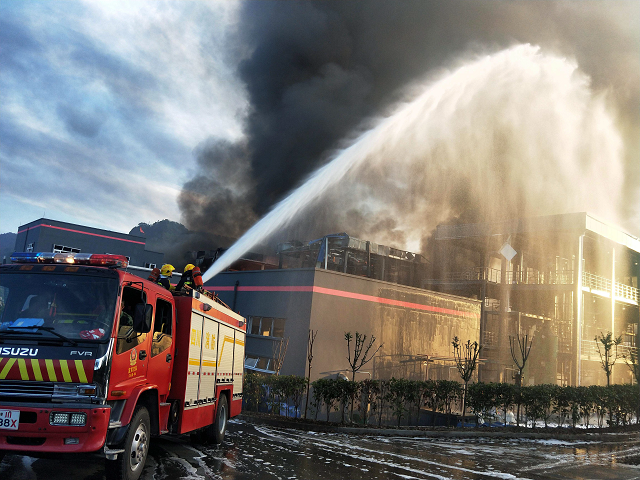 this photo taken on july 12 2018 shows firefighters working to put out a fire after an explosion at a chemical plant in yibin in china 039 s southwestern sichuan province the explosion left 19 dead and injured another 12 authorities said on july 13 the latest industrial accident in a country where lax regulations often lead to tragedy photo afp this photo taken on july 12 2018 shows firefighters working to put out a fire after an explosion at a chemical plant in yibin in china 039 s southwestern sichuan province the explosion left 19 dead and injured another 12 authorities said on july 13 the latest industrial accident in a country where lax regulations often lead to tragedy photo afp