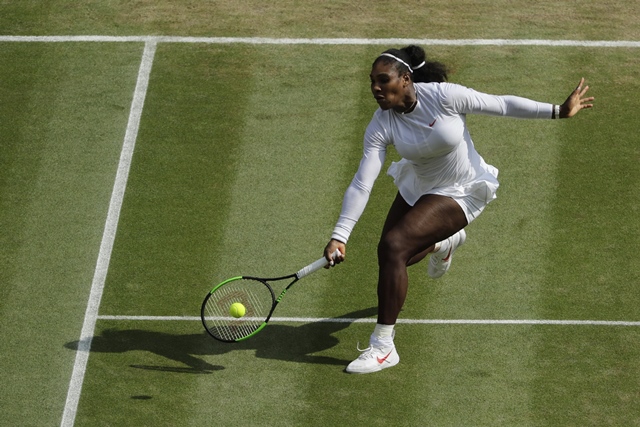 serena has not been beaten at the all england club since 2014 and is eyeing her eighth wimbledon title in only her 10th final photo afp