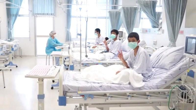thailand s cave boys to be discharged from hospital on thursday