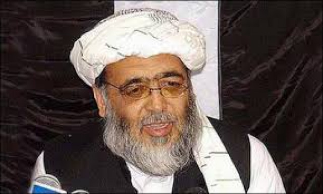jamiat ulema e islam fazl leader hafiz hussain ahmad photo file jamiat ulema e islam fazl leader hafiz hussain ahmad photo file