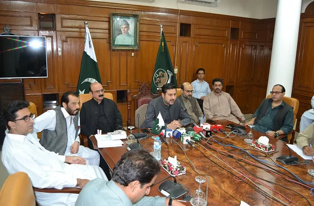 caretaker balochistan chief minister alauddin marri chairing a meeting of the provincial cabinet photo express caretaker balochistan chief minister alauddin marri chairing a meeting of the provincial cabinet photo express
