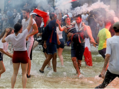 twitter reacts as france takes the cup