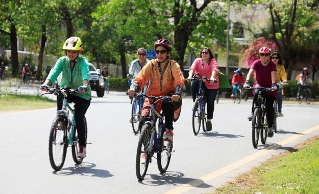 women ride bicycles while taking part in girls on bike rally in islamabad pakistan april 2 2017 reuters faisal mahmood