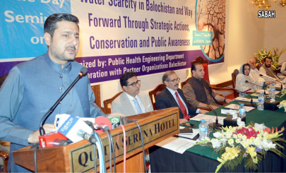 sindh has stopped 70 water supply to balochistan cm marri sindh has stopped 70 water supply to balochistan cm marri
