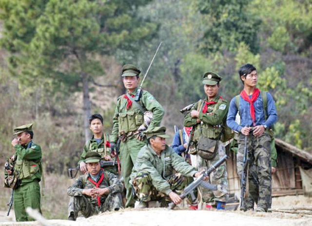 ta ang national liberation army troops photo afp ta ang national liberation army troops photo afp
