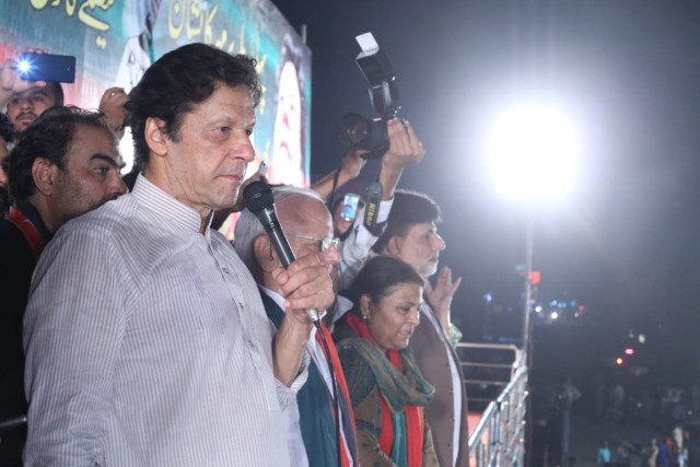 imran khan at a jalsa photo pti official imran khan at a jalsa photo pti official