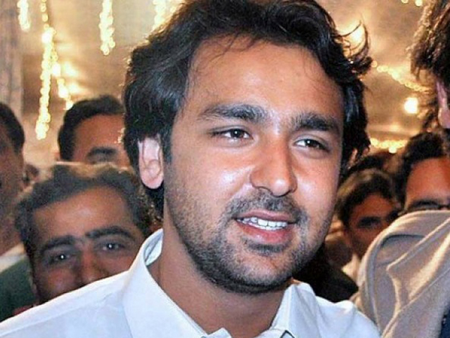 former pm 039 s son ali musa gilani says ppp is always on the hit list of assailants and terrorist photo file