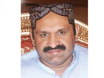 ali gohar khan mahar was announced by the gda chief as the alliance 039 s candidate for the next sindh chief minister photo file