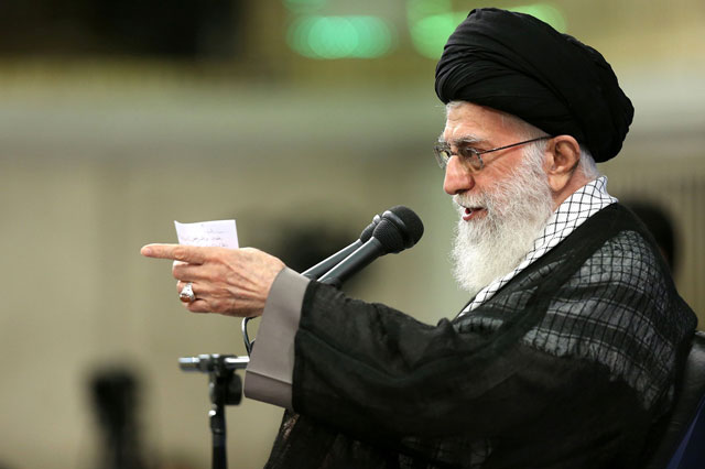 iran 039 s supreme leader ayatollah ali khamenei ayatollah ali khamenei says negotiations with europe must continue but iranians must not wait for their offer photo afp file